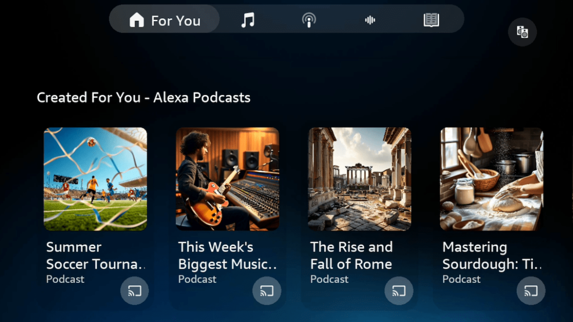 Amazon's new Alexa+ powered feature can generate podcast episodes