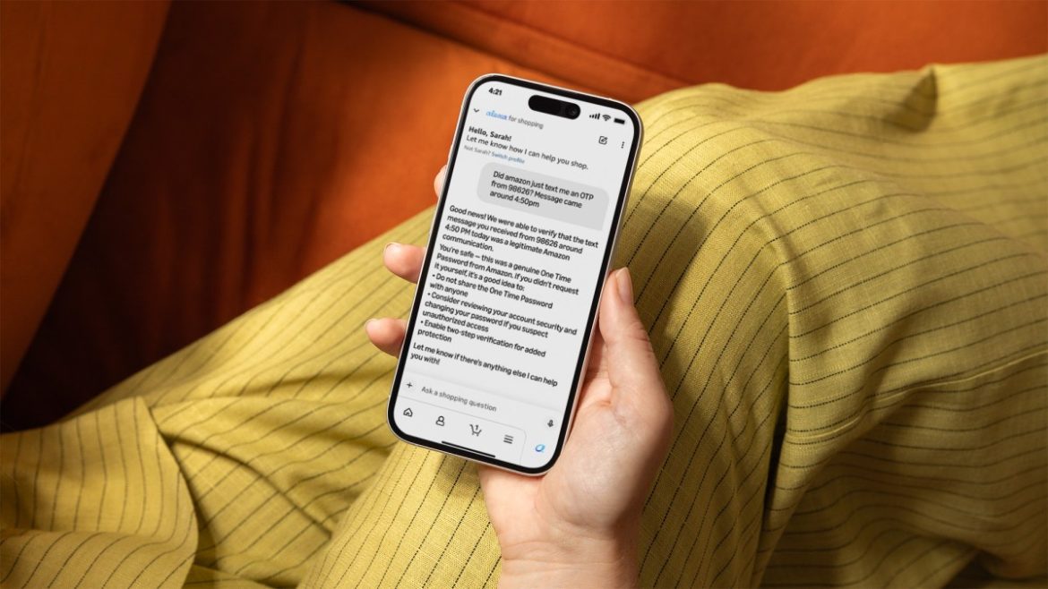 PSA: Amazon's shopping AI can now tell you if that message is a scam